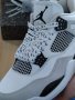 Nike Air Jordan Retro 4 Military Black White Размер 44 Номер 28см Мъжки Обувки Кецове Маратонки, снимка 8