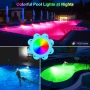 Интелигентни потопяеми лампи LED осветление за басейн 20W RGB музикално синхронизиране, снимка 4