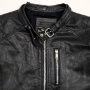 JACK & JONES Мъжко Кожено Яке Мото Естествена Кожа Като Ново S, снимка 4
