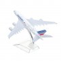 Еърбъс 380 самолет модел макет Air France метален A380 пътнически летище, снимка 4
