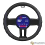 Калъф за волан SPARCO - SPS102BL Черен със син шев, снимка 2