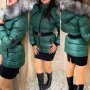 🔝Moncler уникални зимни дълги зелени якета Монклер🔝, снимка 2
