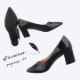Класически дамски обувки лачени, снимка 1 - Дамски обувки на ток - 43389825
