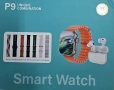 Смарт часовник P9 със слушалки и 7 различни каишки  , снимка 5