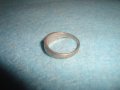 СТАР СРЕБЪРЕН ПРЪСТЕН МАЙСТОРСКА РЪЧНА ИЗРАБОТКА ВИСОКА ПРОБА СРЕБРО АР НУВО СТИЛ 25114, снимка 5