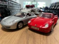 Метална колекционерска количка модел PORSCHE 911и 959 мащаб 1:24, снимка 1