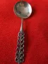 СТАРА НЕМСКА АЖУРНА КОЛЕКЦИОНЕРСКА ДЕСЕРТНА СРЕБЪРНА ЛЪЖИЧКА СРЕБРО 800 ПРОБА 43006, снимка 15