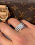 SweetJewКомплект сребърни сватбени пръстени за жени с кубичен цирконий, снимка 3