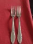 Две стари вилици за десерт от соца П.Денев Габрово за КОЛЕКЦИЯ ДЕКОРАЦИЯ 42118, снимка 1