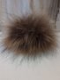 Прошарен Помпон Естествен косъм за шапка, снимка 8