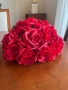 Украса за маса от изкуствени рози, снимка 2