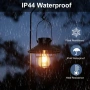 Соларни градински лампи фенери водоустойчиви комплект 2 броя, снимка 3