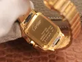 Унисекс часовник Cartier Santos de Cartier Gold с автоматичен механизъм, снимка 6