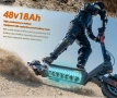  Електрически скутер/тротинетка KuKirin G2 ULTRA 1600W 18AH, снимка 2
