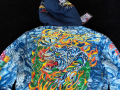 Зимно яке с пух Ed Hardy by Christian Audigier Tatoo Tiger Wolf bird S Small, снимка 3