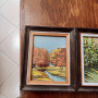 три миниатюрни пейзажа на художника Манол Данев , снимка 3