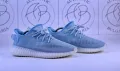 Adidas Yeezy Boost 350 Light Mono Ice Мъжки Дамски Маратонки, снимка 6