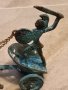 мини бронзова статуетка римска колесница , снимка 7