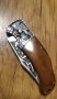 Руски сгъваем джобен нож с калъф"Тайга"/Вълк/Акула сталь 65х13, снимка 9