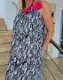 Дамска Дълга Ефирна Лятна Рокля С Коланче Код VL-82, снимка 2