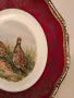 декоративна порцеланова чиния Limoges ловна тематика яребици 25/1, снимка 3