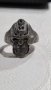 Пръстен " удължен демонски череп " , снимка 2