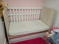 Детско легло + матрак, две шкафчета и протектор, снимка 1