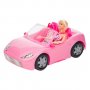Розова кола кабрио с кукла, снимка 2