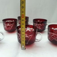 Кристални чаши , снимка 3 - Антикварни и старинни предмети - 33682558
