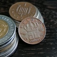 Монета - Белгия - 50 сентима | 1981г., снимка 1 - Нумизматика и бонистика - 32895145