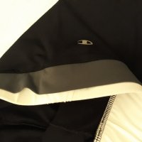 Спортни черни клинове със сиво и бяло на кръста и прозрачен щамп под коляното, еластични, спортни, снимка 15 - Клинове - 37402435