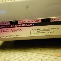 INTERCORD Exklusiv Electronic DE 310 radio clock alarm - vintage 78 - финал, снимка 8 - Други - 26209818