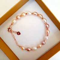 Подаръци за Перлена сватба - Бижута от естествени перли със сертификат , снимка 7 - Колиета, медальони, синджири - 43894590