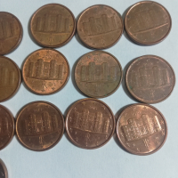 лот 18 монети 5 евроцента Италия, снимка 4 - Нумизматика и бонистика - 44861647