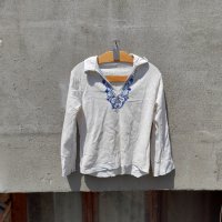 Стара дамска етно риза,блуза #6, снимка 1 - Антикварни и старинни предмети - 37507495
