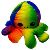 Плюшена играчка двулицев октопод, снимка 1 - Плюшени играчки - 43671512