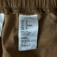 Дамски кожен панталон H&M Studio Fall 2014 Leather Pants , снимка 6 - Панталони - 43882343
