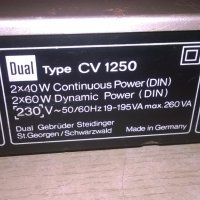 dual cv1250-germany-stereo amplifier-внос франция, снимка 15 - Ресийвъри, усилватели, смесителни пултове - 26802804