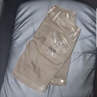 Дънки в кафяв цвят , снимка 3 - Къси панталони и бермуди - 26421871
