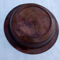 Медна чиния -сахан, снимка 4 - Антикварни и старинни предмети - 39554982