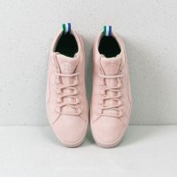 Нови  кецове от естествена кожа Puma Suede Mid Big Sean Pink Limited edition- НОВИ !!!, снимка 3 - Кецове - 35131642