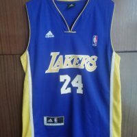 LA Lakers #24 Kobe Bryant Adidas лилав потник Лейкърс размер S Los Angeles Jersey Коби Брайънт NBA , снимка 2 - Тениски - 43210538