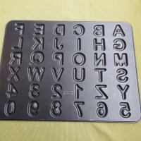 Zenker тефлонова форма за букви и цифри, снимка 2 - Форми - 38062948