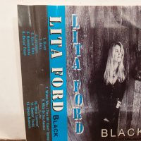 Lita Ford ‎– Black, снимка 3 - Аудио касети - 32369160