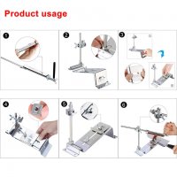 Професионално точило за ножове с фиксиран ъгъл, снимка 13 - Други стоки за дома - 28490572