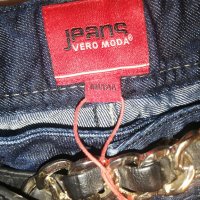 Дънки с колан VERO MODA р-р S, нови с етикет, снимка 9 - Дънки - 36804824