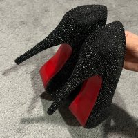 Обувки с камъни Christian Loubotin, снимка 6 - Дамски обувки на ток - 40361443