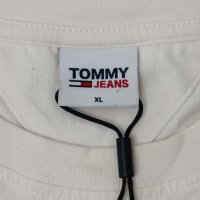 Tommy Jeans T-Shirt оригинална тениска XL памучна фланелка, снимка 4 - Тениски - 43501552
