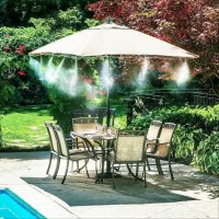 Охлаждаща система с водна мъгла, за двор, тераса, веранди, басейн – 10 м., снимка 3 - Напояване - 42950990
