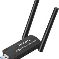 WiFi 6E USB 3.0 адаптер за настолен/лаптоп компютър, AX5400M 802.11AX, снимка 1 - Кабели и адаптери - 43018267